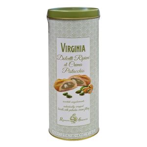 Biscoito Amanteigado Amaretti Recheado Com Creme de Pistache Virginia 160g
