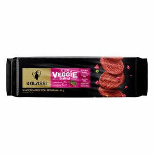 Snack Rice Cracker Veggie Beterraba Kalassi 84g