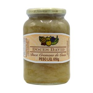 Doce Cremoso de Coco Doces David 650g
