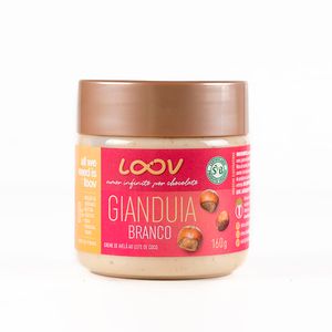 Creme de Avelã Vegano Com Gianduia Branco Chocolife Loov 160g