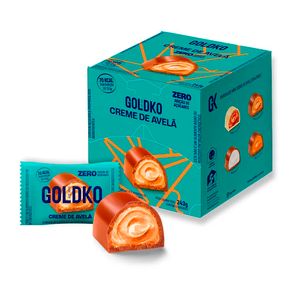 Caixa de Bombom Sabor Creme de Avelã Sem Açúcar Goldko 243g