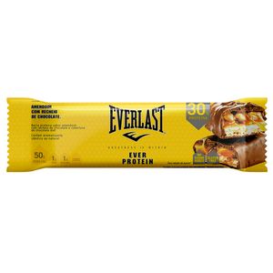 Barra de Proteína de Amendoim Sem Glúten e Sem Açúcar Everlast 50g