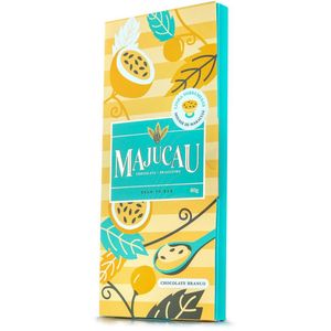 Chocolate Branco Com Maracujá Sem Glúten Majucau 80g
