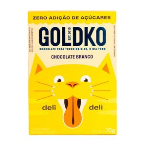 Chocolate Deli Deli Branco Sem Açúcar GoldKo 70g
