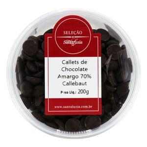 Chocolate Amargo 70% Callebaut 200g