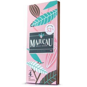 Chocolate ao Leite 52% Sem Glúten Majucau 80g