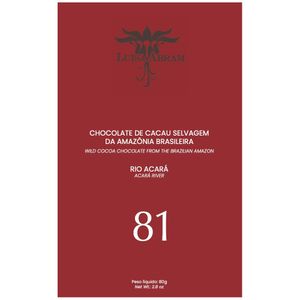 Chocolate Rio Acará 81% Luisa Abram 80g