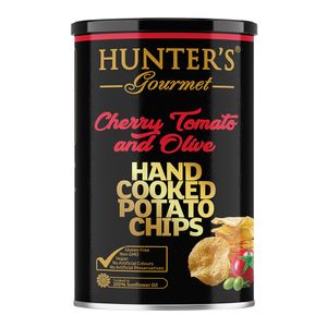 Chips de Batata Gourmet Sabor Tomate Cereja e Azeite Hunter's 150g