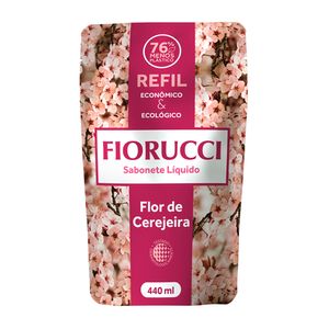 Refil Sabonete Líquido Flor de Cerejeira Fiorucci 440ml