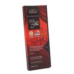 Chocolate Cacau em Flor 63% Cacau Com Crocante de Cupuaçu Nugali 100g