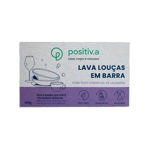 Lava Louça Em Barra Lavandin Positiv.a 100g