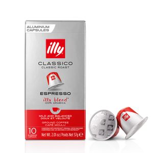 Café Clássico Torrado e Moído em Cápsulas Illy 10 unidades
