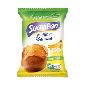Muffin de Banana Orgânico Suavipan 40g