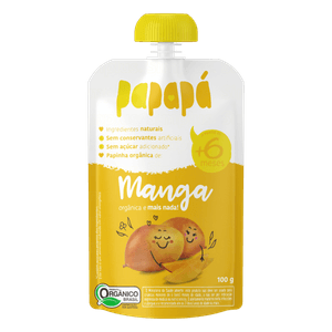 Papinha de Manga Orgânica Papapá 100g