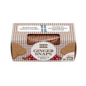 Biscoito de Cranberry Ginger Snaps 150g