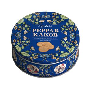 Biscoito Ginger Snaps Lata Azul 400g