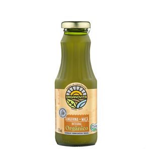 Suco Orgânico de Tangerina e Maçã Organovita 300ml