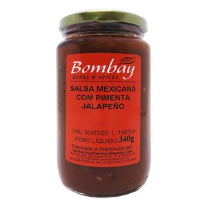 Salsa Mexicana Com Pimenta Jalapeño Bombay Herbs & Spices 340g
