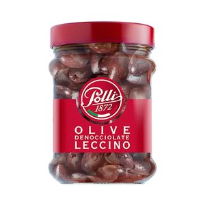 Azeitona Preta Leccino Sem Caroço Polli 300g