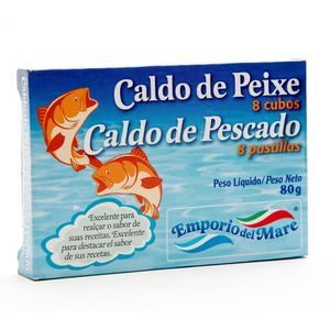 Caldo de Peixe em Cubo Emporio del Mare 80g