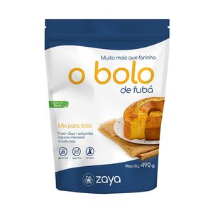Mix para Bolo de Fubá Sem Glúten Zaya 490g