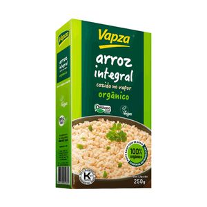 Arroz Integral Orgânico Vapza 250g