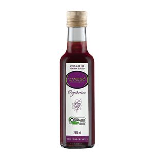 Vinagre de Vinho Tinto Orgânico Uva'Só 250ml