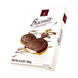 Biscoito Recheado Com Creme Zabaione e Chocolate ao Leite Tago 180g