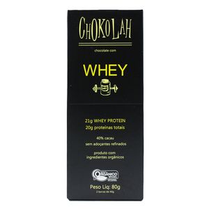 Chocolate Orgânico Com Whey Chokolah 80g