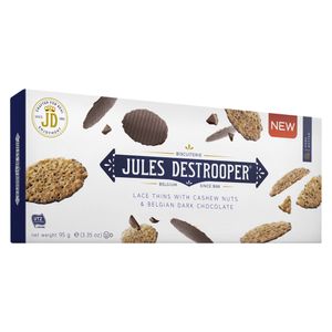 Biscoito de Castanha de Caju e Chocolate Meio Amargo Jules Destrooper 95g