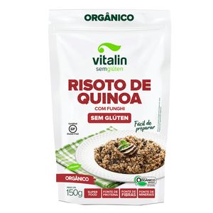 Risoto de Quinoa com Funghi Orgânico Sem Glúten Vitalin 150g