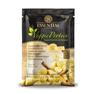 Suplemento Veggie Banana com Canela Whey Essential Nutrition 30g