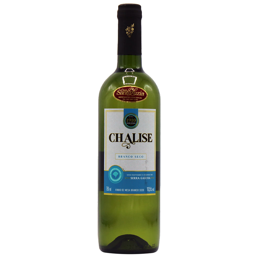 Vinho Vinícola Salton Branco Seco Brasil Chalise Uvas Americanas 750ml