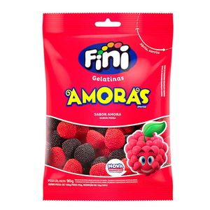 Bala de Gelatina Amoras Fini 90g