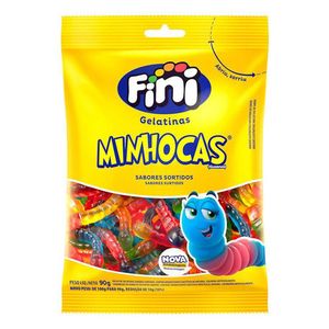 Bala de Gelatina Minhocas Fini 90g