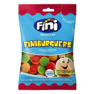 Bala de Gelatina Finiburguers Fini 90g
