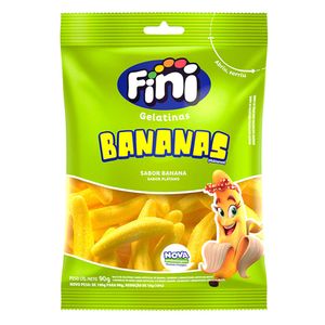 Bala de Gelatina Bananas Fini 90g