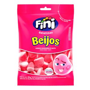 Bala de Gelatina Beijos Fini 90g