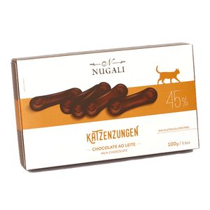Chocolate Katzenzungen Nugali 100g