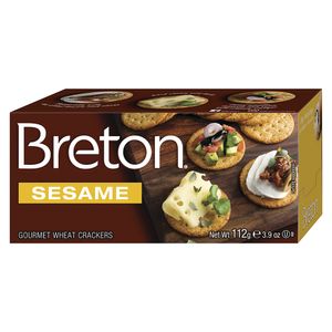 Bolacha Salgada com Gergelim Breton 112g