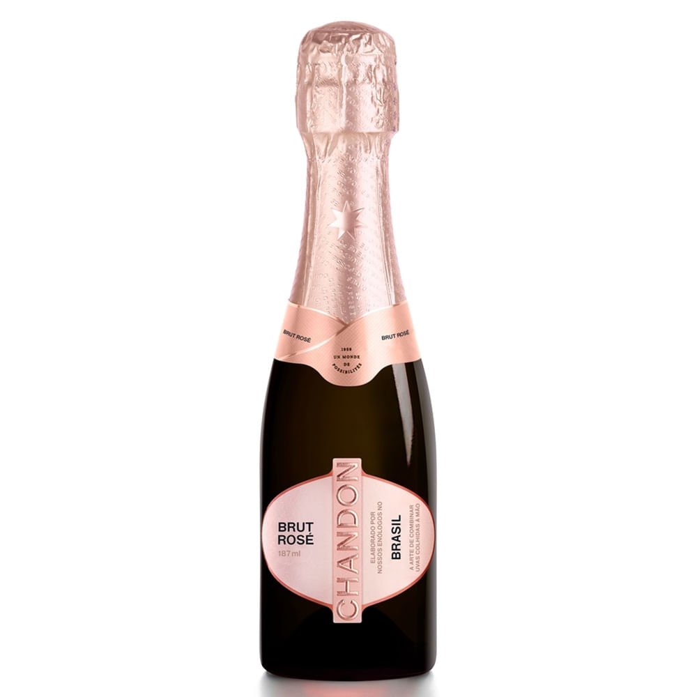 Espumante Chandon Rosé Brut Brasil Baby Blend 187ml