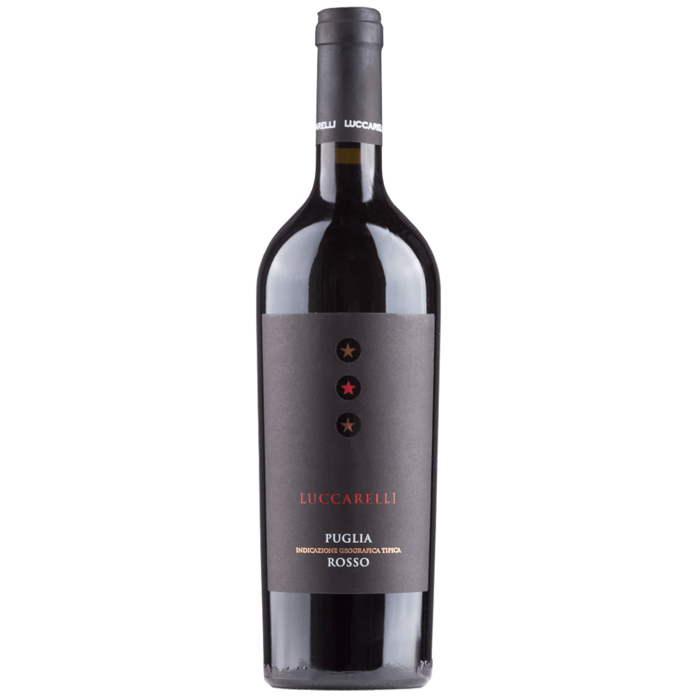 Vinho Luccarelli Tinto Seco Itália Rosso Aglianico, Malvasia Nera, Sangiovese 750ml