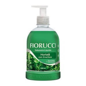 Sabonete Líquido Hortelã com Erva Doce Fiorucci 500ml