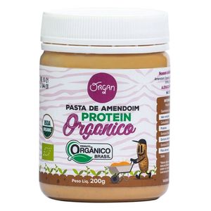 Pasta de Amendoim Orgânica Protein Organ 200g