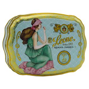 Bala de Geleia Sabor Frutas Sortidas Leone Lata Verde 200g
