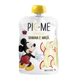 Purê de Banana e Maçã Pic-Me Disney 90g