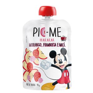 Purê de Morango, Framboesa e Maçã Pic-Me Disney 90g