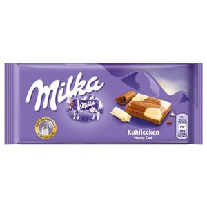 Chocolate ao Leite e Branco Happy Cows Milka 100g