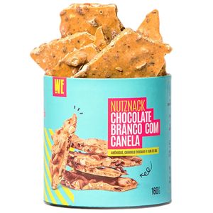 Chocolate Branco Com Canela, Amêndoas, Caramelo Crocante e Flor de Sal We Nutz 160g