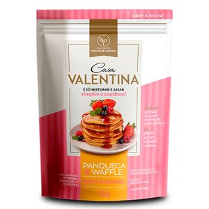 Mistura para Panqueca e Waffle Sem Glúten Casa Valentina 300g